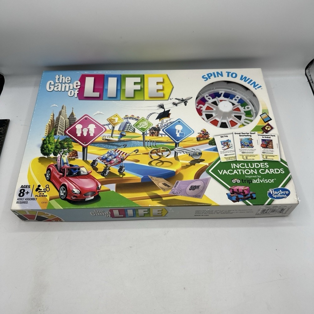 The Game of Life Game, Family Board Game for 2-4 Players, Indoor Game‎ for Kids